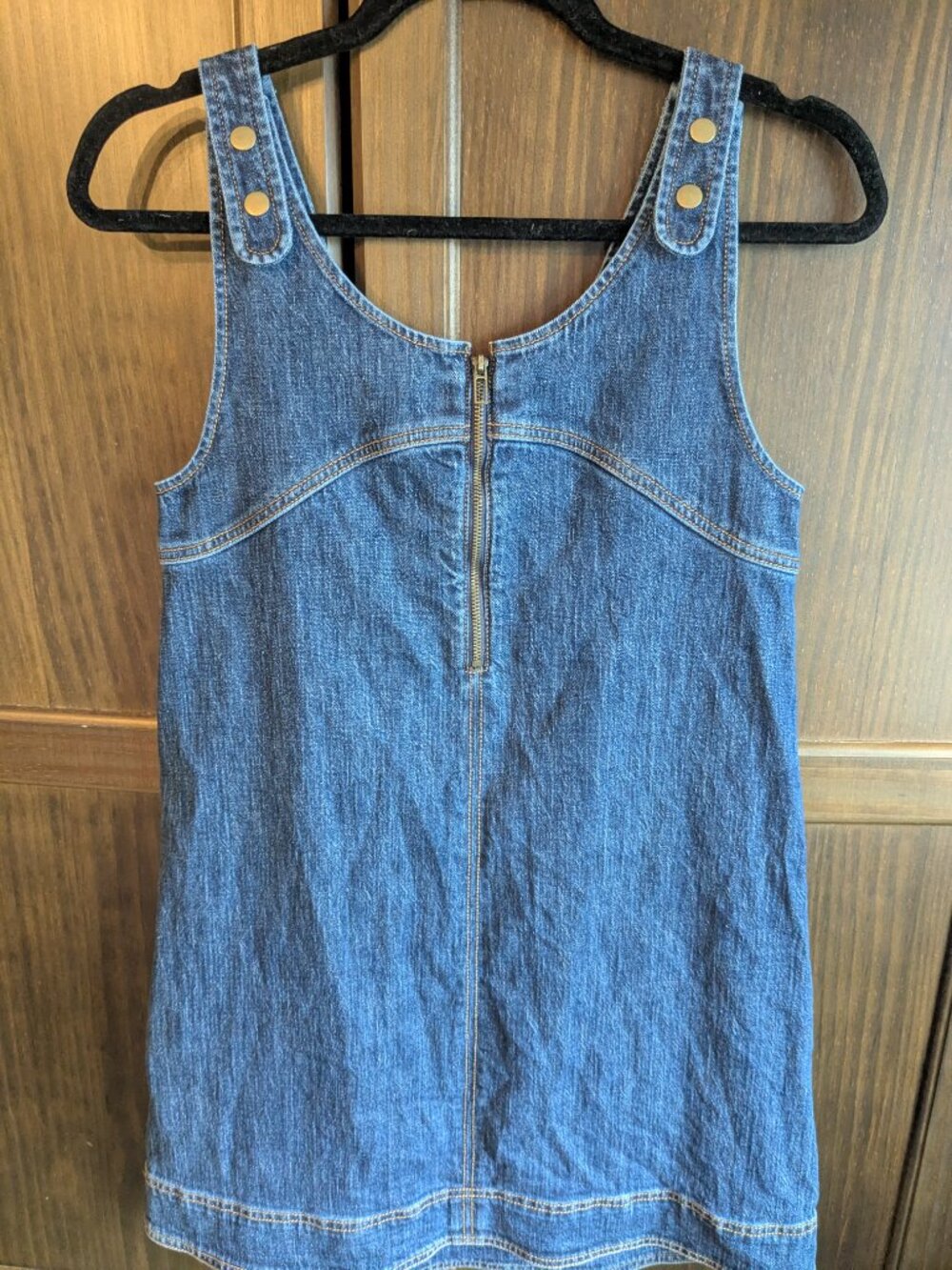 Pilcro Sleeveless Denim Dress - Size 2 - Picture 3 of 6